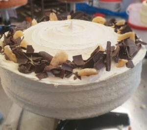 Vegan Banana Choc Chip Cake