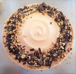 Vegan Coffee and Walnut Cake