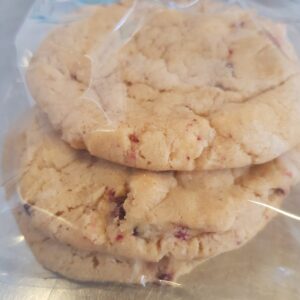 Pack of 5 : White Chocolate & Raspberry Cookies