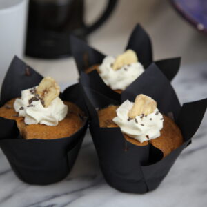 Box of 4 : Vegan Banana Choc Chip Muffins