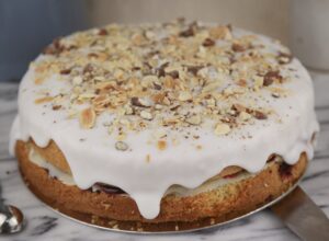Easter Cherry Bakewell Cake