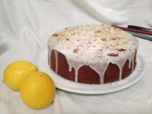 Gluten Free Lemon, Almond & Polenta Cake
