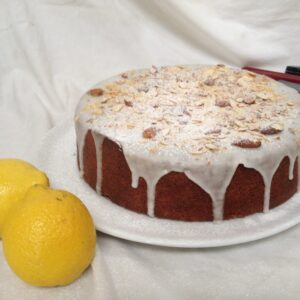 Gluten Free Lemon, Almond & Polenta Cake
