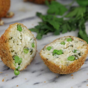 Arancini - Goat's Cheese and Peas (6)