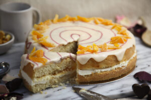 Peach & Elderflower Cake