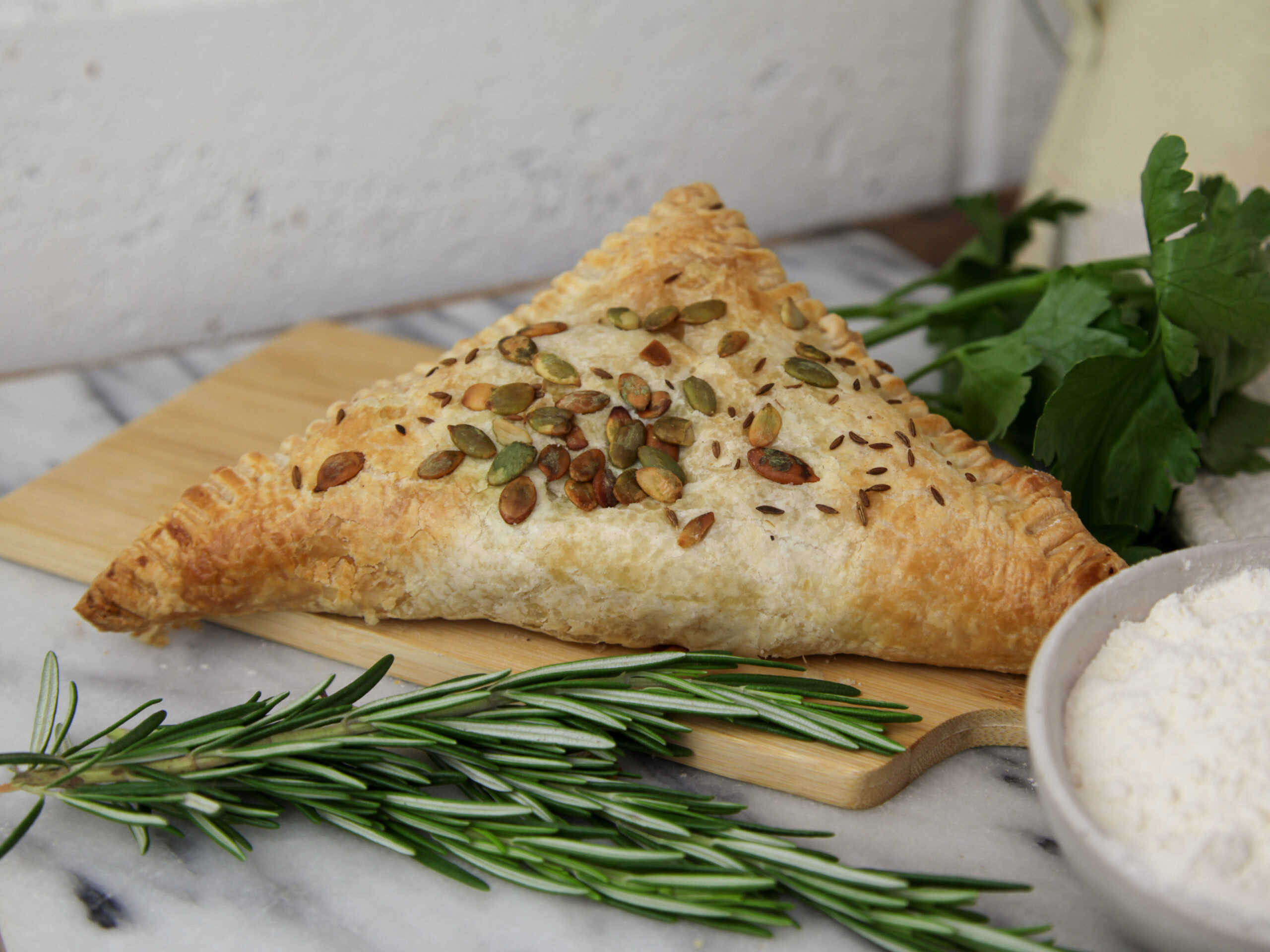 Roasted Butternut, Cumin & Coriander Bourek x 2 (vegan)