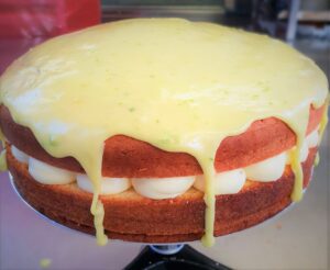 Passion Fruit & Lime Drizzle